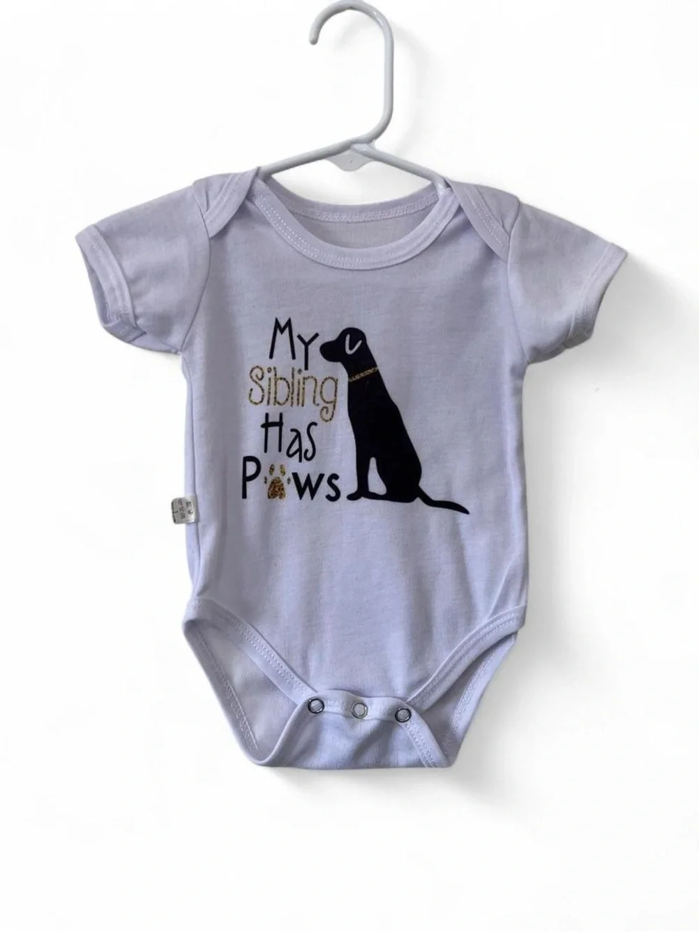 0-3M Girl Short Sleeve One Piece Bodysuit Cheetah Dog Print Boutique Onesie